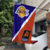 Lakers vs Suns House Divided Flag, NBA House Divided Flag