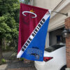 House Flag Mockup Miami Heat x Orlando Magic 1314