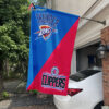 Thunder vs Clippers House Divided Flag