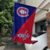 Canadiens vs Capitals House Divided Flag