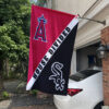 Angels vs White Sox House Divided Flag, MLB House Divided Flag, MLB House Divided Flag