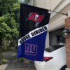 Buccaneers vs Giants House Divided Flag, NFL House Divided Flag, NFL House Divided Flag