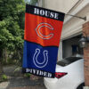 Bears vs Colts House Divided Flag, NFL House Divided Flag, NFL House Divided Flag