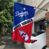 Dodgers vs Guardians House Divided Flag, MLB House Divided Flag