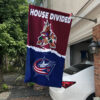 Coyotes vs Blue Jackets House Divided Flag, NHL House Divided Flag