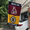 Coyotes vs Bruins House Divided Flag, NHL House Divided Flag