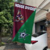 Coyotes vs Stars House Divided Flag, NHL House Divided Flag