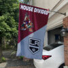 Coyotes vs Kings House Divided Flag, NHL House Divided Flag