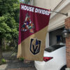 Coyotes vs Golden Knights House Divided Flag, NHL House Divided Flag