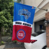 Magic vs Detroit Pistons House Divided Flag, NBA House Divided Flag