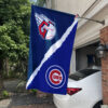 Guardians vs Cubs House Divided Flag, MLB House Divided Flag, MLB House Divided Flag