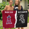 Angels vs White Sox House Divided Flag, MLB House Divided Flag, MLB House Divided Flag