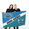 Magic vs Hornets House Divided Flag, NBA House Divided Flag