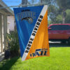 Magic vs Jazz House Divided Flag, NBA House Divided Flag