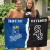 Royals vs White Sox House Divided Flag, MLB House Divided Flag, MLB House Divided Flag