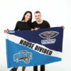Magic vs Pelicans House Divided Flag, NBA House Divided Flag