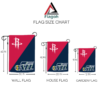 Pistons vs Hawks House Divided Flag, NBA House Divided Flag, NBA House Divided Flag
