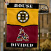 Bruins vs Coyotes House Divided Flag, NHL House Divided Flag