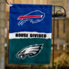 Bills vs Eagles House Divided Flag, NFL House Divided Flag