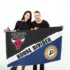 GARDEN FLAG MOCKUP 47 Chicago Bulls xx Indiana Pacers 69