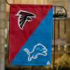 Falcons vs Lions House Divided Flag, NFL House Divided Flag