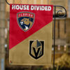 Panthers vs Golden Knights House Divided Flag, NHL House Divided Flag