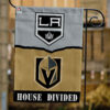 Kings vs Golden Knights House Divided Flag, NHL House Divided Flag