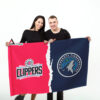 GARDEN FLAG MOCKUP 47 Minnesota Timberwolves xx Los Angeles Clippers 1722