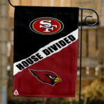 49ers vs Cardinals House Divided Flag, NFL House Divided Flag