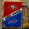 49ers vs Bills House Divided Flag