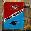 49ers vs Panthers House Divided Flag, NFL House Divided Flag