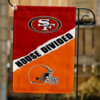 49ers vs Browns House Divided Flag