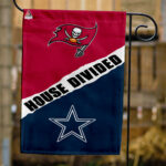 Buccaneers vs Cowboys House Divided Flag, NFL House Divided Flag