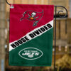 Buccaneers vs Jets House Divided Flag, NFL House Divided Flag