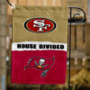 49ers vs Buccaneers House Divided Flag