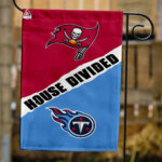 Buccaneers vs Titans House Divided Flag, NFL House Divided Flag