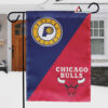 GARDEN FLAG MOCKUP 54 Indiana Pacers x Chicago Bulls 96
