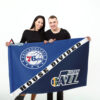 GARDEN FLAG Philadelphia 76ers x Utah Jazz 420