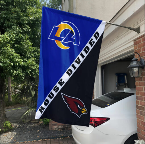 Rams vs Cardinals House Divided Flag, NFL House Divided Flag