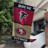 House Flag Mockup 1 Atlanta Falcons vs San Francisco 49ers 1730
