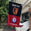 House Flag Mockup 1 Baltimore Orioles x Texas Rangers 328