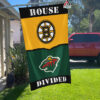 House Flag Mockup 1 Boston Bruins vs Minnesota Wild 921
