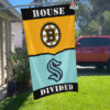 House Flag Mockup 1 Boston Bruins vs Seattle Kraken 930