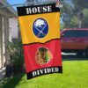 House Flag Mockup 1 Buffalo Sabres vs Chicago Blackhawks 1018