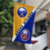 House Flag Mockup 1 Buffalo Sabres vs New York Islanders 104