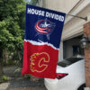 House Flag Mockup 1 Columbus Blue Jackets Calgary Flames 226