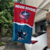 House Flag Mockup 1 Columbus Blue Jackets San Jose Sharks 229
