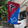 House Flag Mockup 1 Detroit Lions vs Atlanta Falcons 617
