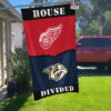 House Flag Mockup 1 Detroit Red Wings vs Nashville Predators 1122