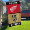 House Flag Mockup 1 Detroit Red Wings vs Vegas Golden Knights 1132